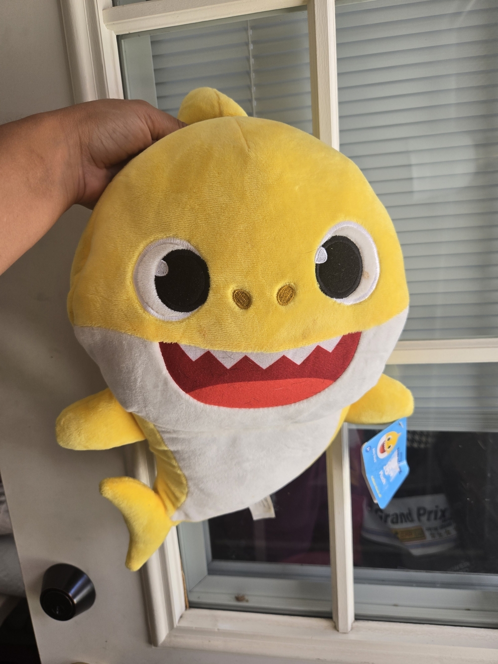 Yellow Baby Shark Plush Stuffed Animal - Soft Plush Toy
